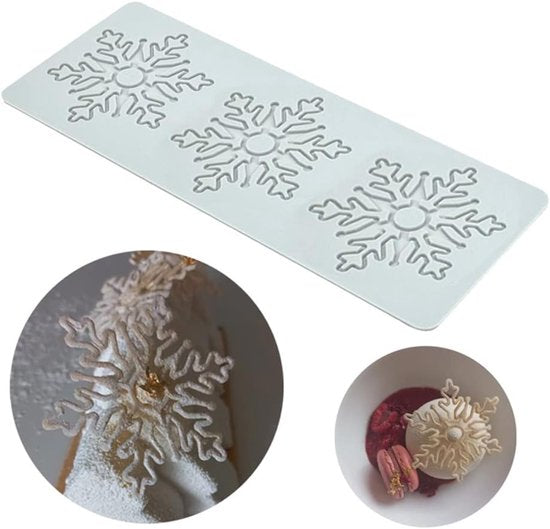 Baking Molds (3-Piece Set) - Silicone Baking Molds - Maple Leaf, Clover, and Snowflake Patterns - Suitable for baking chocolate, candy, and cupcakes, this is a handy tool for creating fun homemade desserts - Image 9