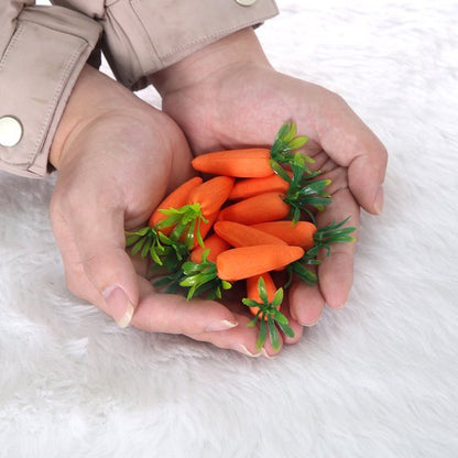 Easter Decorations - Realistic Carrot Figures - Pack of 12 - Mini Foam Carrots 7cm - Party Decorations - Image 4