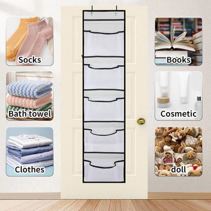 Hanging Storage Bags - Hanging Storage Boxes - Comes with 5 Mesh Pockets - Perfect as Hanging Storage Boxes for the Bedroom - Ideal for Toy Storage - Image 7