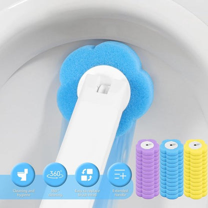 36 Piece Toilet Brush Replacement Heads - With Cleaning Solution & Fragrance - 360° Deep Cleaning - For Hard-to-Reach Corners - Image 5
