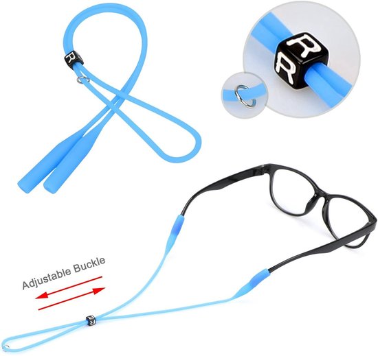 Adjustable Glasses Straps Glasses Holders 12 Pieces - Silicone Sunglasses Frame Straps - Glasses Holders - Image 3