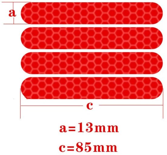 Reflective Tape (2 Colors) - Reflective Stickers for Bicycles - Warning Reflective Stickers - Suitable for Electric Scooters, Bicycles and Motorcycles - Image 2