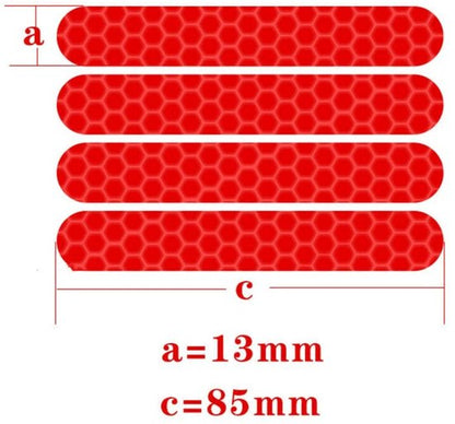 Reflective Tape (2 Colors) - Reflective Stickers for Bicycles - Warning Reflective Stickers - Suitable for Electric Scooters, Bicycles and Motorcycles - Image 2