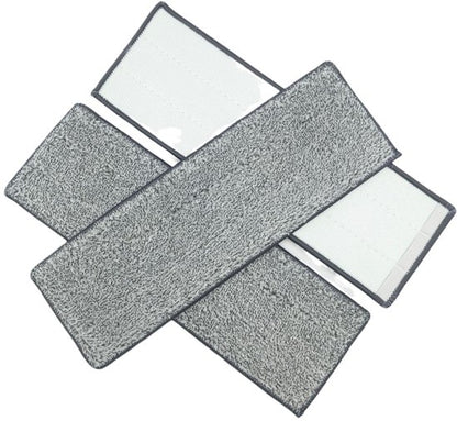 Mop Pads - Universal Replacement, Washable Wet and Dry Mop Pads - Fits Most 28-33cm Velcro Mops. Floor Cleaning System (10 Pack, 33*12.4cm) - Image 2
