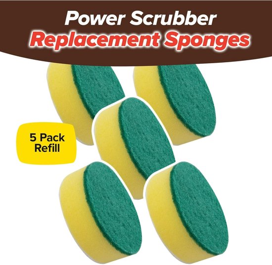 Cleaning sponge - for cordless and cordless floor cleaners - durable scouring pad - ideal for cleaning dishes - removes grease and dirt - Image 2