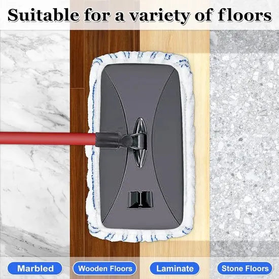 Mop Pads - 3-pack mop refills - 15 x 8 inch flat dust mop head pads - Image 5