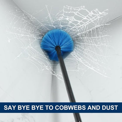 Dust brush head - 8" diameter blue screw head for spider web vacuum cleaners - Image 4