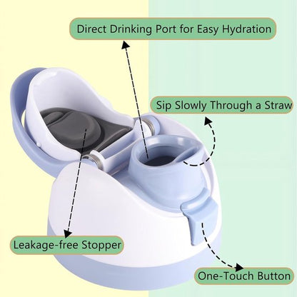Replacement Lids - One-Push, Non-Leaking Water Bottle Lids - Image 2