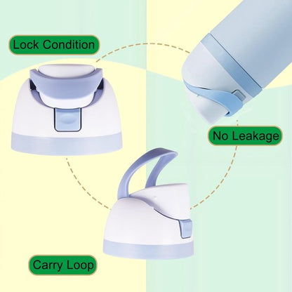 Replacement Lids - One-Push, Non-Leaking Water Bottle Lids - Image 4