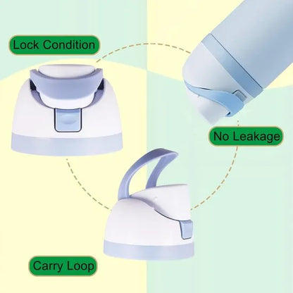 Replacement Lids - One-Push, Non-Leaking Water Bottle Lids - Image 4