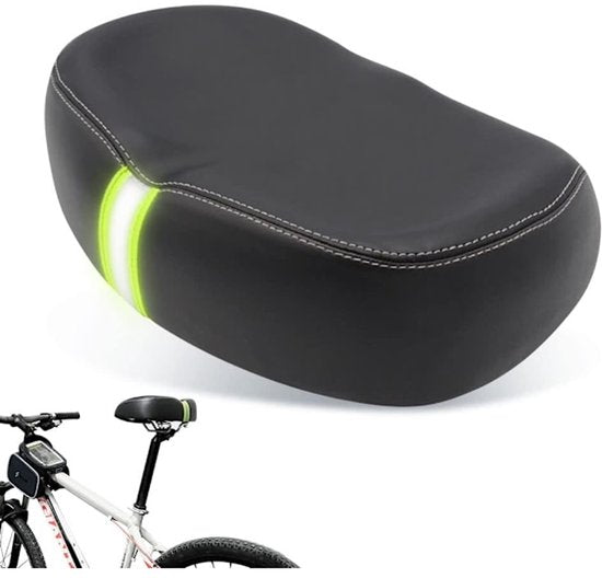 Bicycle saddle - Comfortable wide bicycle saddle - With memory foam pad - Comfort - Image 4