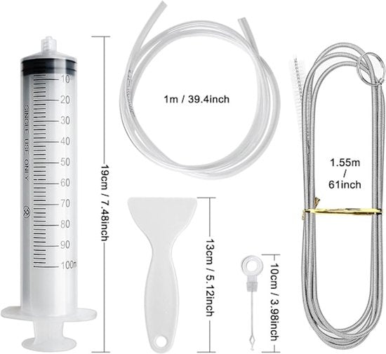 Refrigerator Drain Cleaner - For Cleaning the Refrigerator - Refrigerator Drain Hole, Cooling Tube, Drain Cleaner - Clogged Drain Cleaning Tool - Set of 8 - Image 2