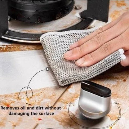 Dishcloths - Pack of 10 Multifunctional Steel Dishcloths - Scratch-resistant - Multifunctional - Powerful Cleaning - Image 3