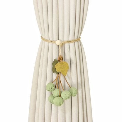 Curtain Ties - Hanging Ball Ties - Ball Tie Cords - Simple Hooks - Creative Curtain Buckle Decorations - Complete Set - 2 Pieces - Image 4
