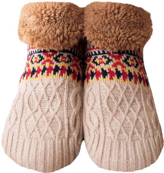 Socks - Fall/Winter Floor Socks - Warm House Socks - Postpartum Socks - Snow Socks - Blanket Socks - Slipper Socks - Unisex - Non-Slip-M