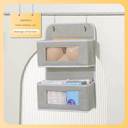 Storage Bag - Door Storage Bag - Large Capacity - Multi-Layer - Toys - Miscellaneous - Storage Bag - Student Dorm Storage Rack - 2 Layers - Image 3