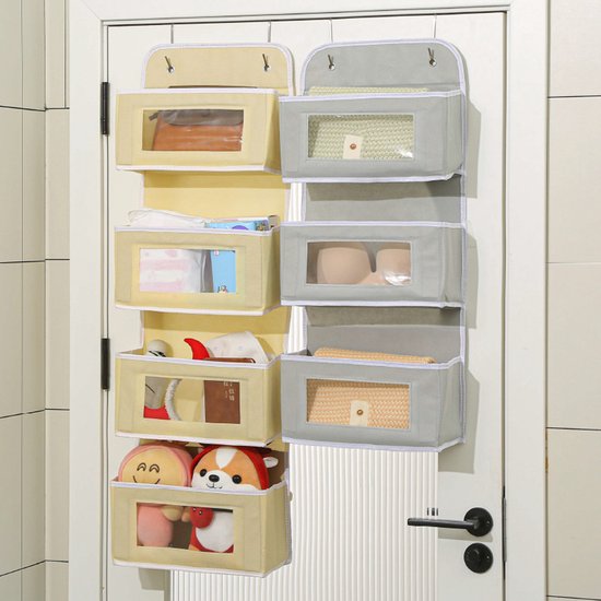 Storage Bag - Door Storage Bag - Large Capacity - Multi-Layer - Toys - Miscellaneous - Storage Bag - Student Dorm Storage Rack - 2 Layers - Image 2