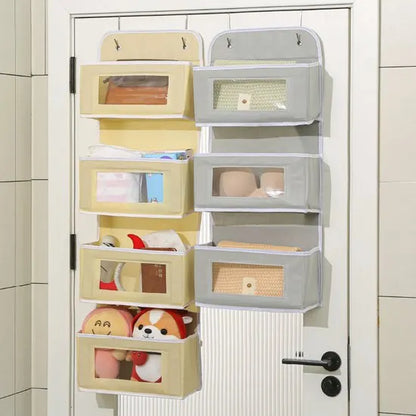 Storage Bag - Door Storage Bag - Large Capacity - Multi-Layer - Toys - Miscellaneous - Storage Bag - Student Dorm Storage Rack - 2 Layers - Image 2