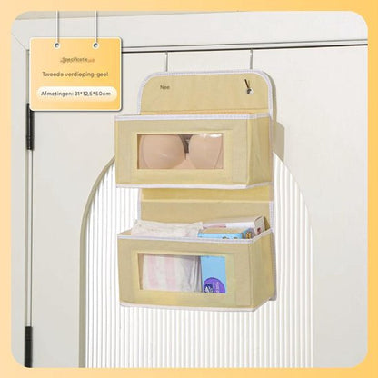 Storage Bag - Door Storage Bag - Large Capacity - Multi-Layer - Toys - Miscellaneous - Storage Bag - Student Dorm Storage Rack - 2 Layers - Image 3
