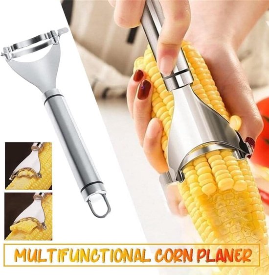 Corn thresher - Corn peeler - Corn cob peeler - High-quality stainless steel corn thresher - with ergonomic handle - Kitchen gadgets - Image 4