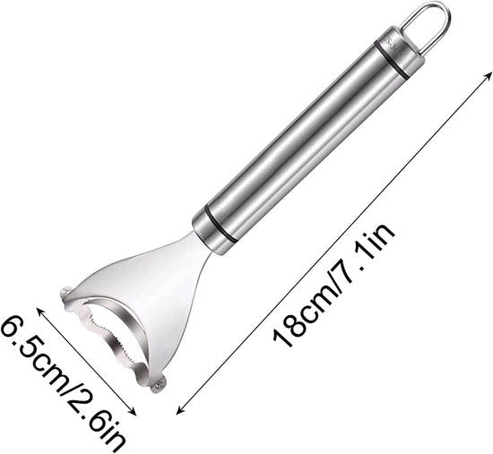 Corn thresher - Corn peeler - Corn cob peeler - High-quality stainless steel corn thresher - with ergonomic handle - Kitchen gadgets - Image 6