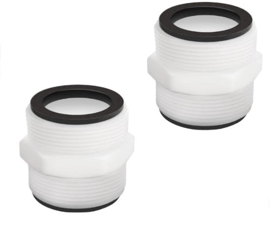 1.5" L-Type Two-Way Manifold (with Gasket) - Compatible with Intex Coleman Above Ground Pool Pumps (2 Pack)