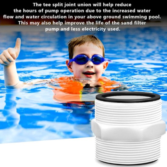 1.5" L-Type Two-Way Manifold (with Gasket) - Compatible with Intex Coleman Above Ground Pool Pumps (2 Pack) - Image 3