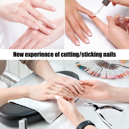 False Nail Clipper - Professional Nail Clipper - Gel Nails - Nail Clipper - Trimmer - Manicure Knife - Artificial Nail Clipper - Professional Nail Clipper for Home Manicure (Silver) - Image 4