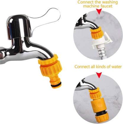 6-pack tap connectors - Hose adapters - Adapters for connecting water hoses - Garden hose tap connectors - Tap adapters with thread - Splashproof - Frost-proof - Image 2