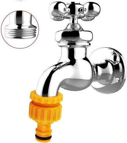 6-pack tap connectors - Hose adapters - Adapters for connecting water hoses - Garden hose tap connectors - Tap adapters with thread - Splashproof - Frost-proof - Image 4