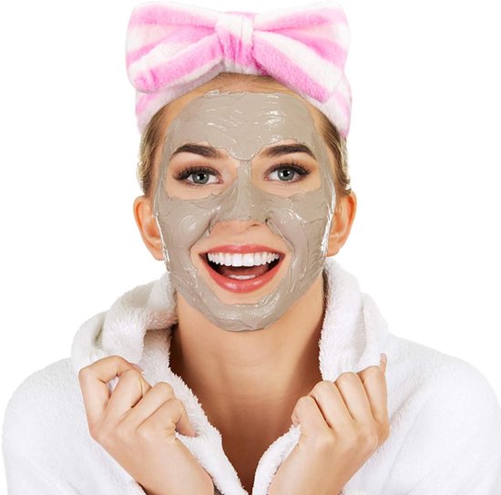 4-Piece Headbands for Women - Bow Headbands - Headbands - Suitable for Spa - Facial Cleansing - Makeup - Shower & Spa - Image 5