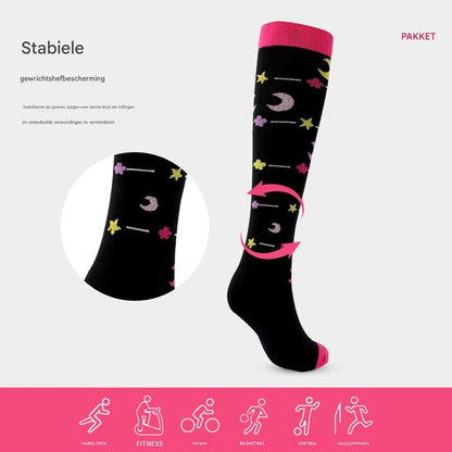 7 pairs of sports compression socks for cycling, running, compression stockings, nursing tights and fitness compression stockings (L/XL) - Image 4