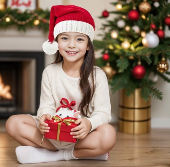 2 Santa Claus Hats - Santa Claus Hats - Hats - Baby Santa Claus Hats - Kids Santa Hats - Christmas Costumes - Santa Claus Hats - Kids Sizes - Image 4