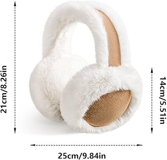 Earmuffs - Winter Earmuffs for Women - Warm Earmuffs - Warm Earmuffs for Outdoors - Soft and Warm - Suitable for Girls, Mothers, Wives and Girlfriends - Cute and Comfortable - Brown - Image 6