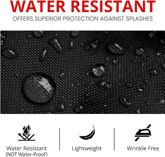 Two-piece kitchen aprons - Waterproof and stain resistant - Professional cooking aprons - Unisex - Suitable for various purposes including catering, pottery, painting, woodworking, etc. - With two large, practical pockets - Black - Image 4
