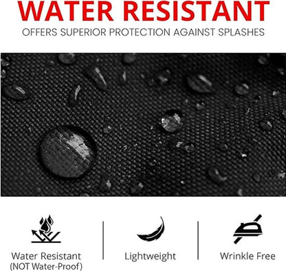 Two-piece kitchen aprons - Waterproof and stain resistant - Professional cooking aprons - Unisex - Suitable for various purposes including catering, pottery, painting, woodworking, etc. - With two large, practical pockets - Black - Image 4
