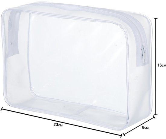 4-Piece Transparent Travel Toiletry Bag - Portable Makeup Bag - Multifunctional Waterproof Set - Skin Care & Makeup Bag - Image 6