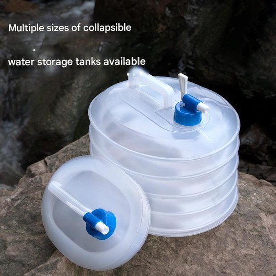5 Liter Collapsible Water Bucket - Outdoor Picnic/Road Trip - Portable - Large Capacity Water Bucket - Collapsible Portable Water Bucket - Water Bucket - Image 2