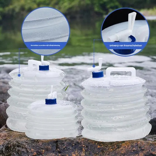 5 Liter Collapsible Water Bucket - Outdoor Picnic/Road Trip - Portable - Large Capacity Water Bucket - Collapsible Portable Water Bucket - Water Bucket - Image 3