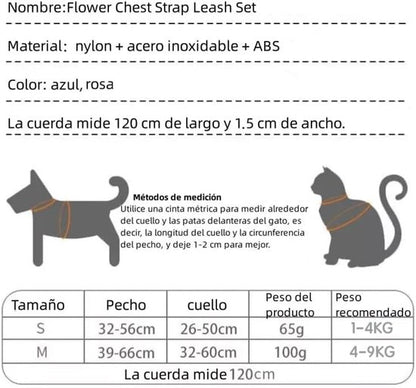 Dog harness - dog harness - dog harness small dog - Anti-pull harness - Y-shaped harness - Pet harness - Cat escape harness - Adjustable harness for small and medium dogs (blue, size S) - Image 2