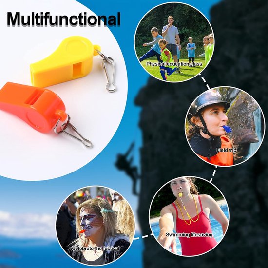 Whistles - 7 items - Emergency whistles - Coaches who whistle with ropes - Sports whistles - Loud and clear whistles for referees - Emergencies in training halls - Image 4