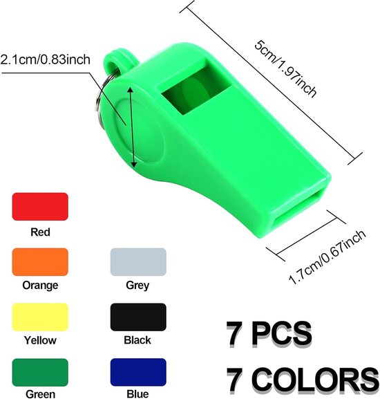 Whistles - 7 items - Emergency whistles - Coaches who whistle with ropes - Sports whistles - Loud and clear whistles for referees - Emergencies in training halls - Image 5
