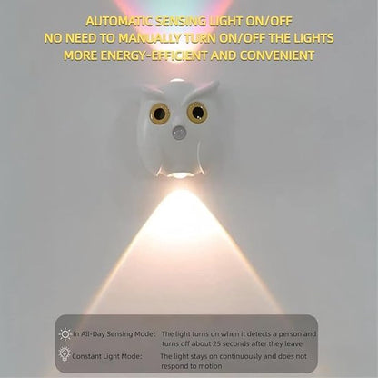 Night light - Mood lamp - LED lighting - Night lamp - LED cabinet light and stair light with sensor - Two-tone - USB rechargeable night light - Magnetic mounting - For children's room, bedroom, hall or corridor, etc. (White) - Image 3