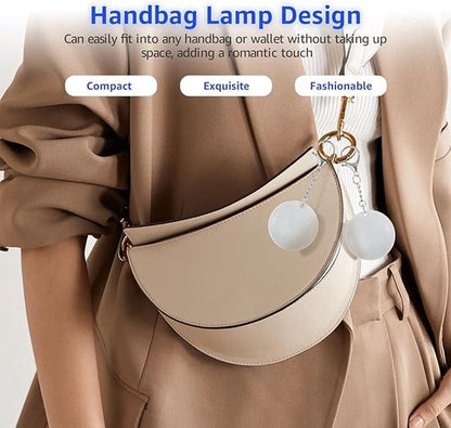 Night Light - With Automatic Sensor Function - Keychain - Gift for Girls and Women - Accessory for Women's Handbag（2 Lights） - Image 6