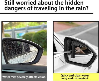 Rearview Mirror Wiper Blades - 2-Piece Set - Telescopic Rearview Mirror Wiper Blades - Portable Wiper Blades - Telescopic up to 98cm - Portable Cleaning Tool for All Vehicles (Black) - Image 7