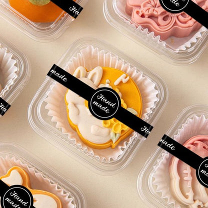 Stickers - 50 sheets - Baking stickers - Strip stickers - DIY baking stickers - Sealing stickers for cake boxes and dessert packaging - Image 3