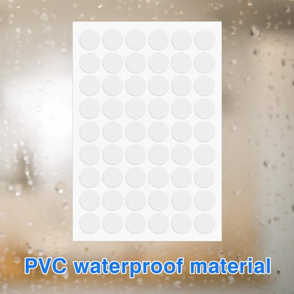 Screw Hole Stickers - 350 White Stickers - Self-adhesive screw covers - Suitable for screw holes in desks, cabinets and furniture. - Image 2