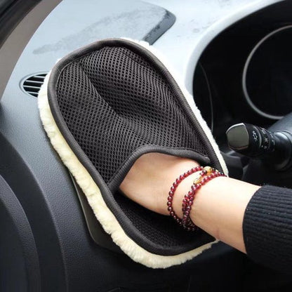 Car polishing cloth set - 2-piece set - polishing gloves - car wash gloves - car wash cloth - super strong stain removal without damaging the car paint - Image 3