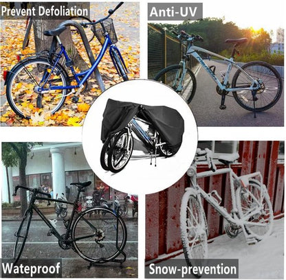 Bicycle cover - Suitable for 2 bicycles - Waterproof for outdoor use - UV protective - Bicycle cover with lock hole - Suitable for mountain bikes and electric bicycles - Image 4