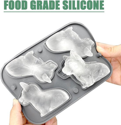 3D Corgi Ice Cube Mold - With Integrated Funnel - Cute Dog Shape - Silicone & Easy De-molding - Image 4
